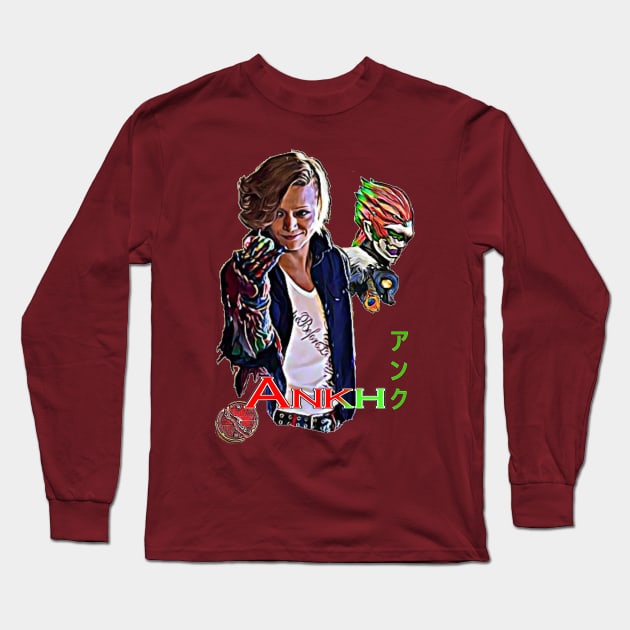 Kamen Rider Ankh (Ryosuke Miura) Long Sleeve T-Shirt by BeatlesDiva